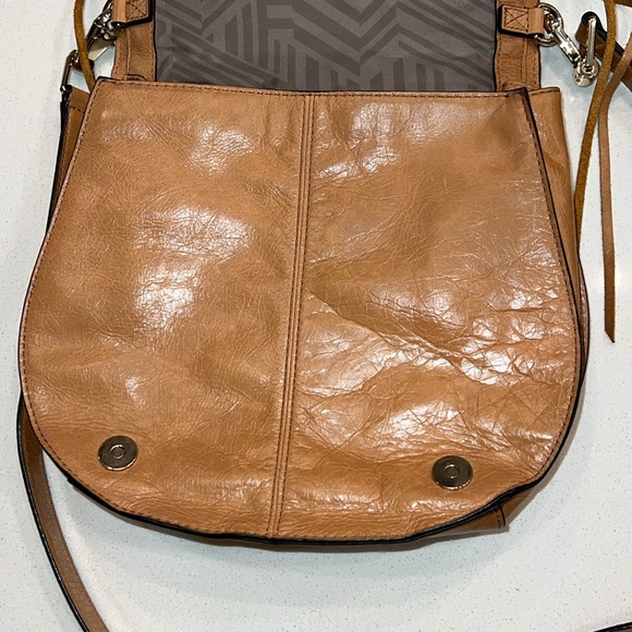 Rebecca Minkoff Vanity Saddle Bag in Tan Leather - Picture 5 of 8